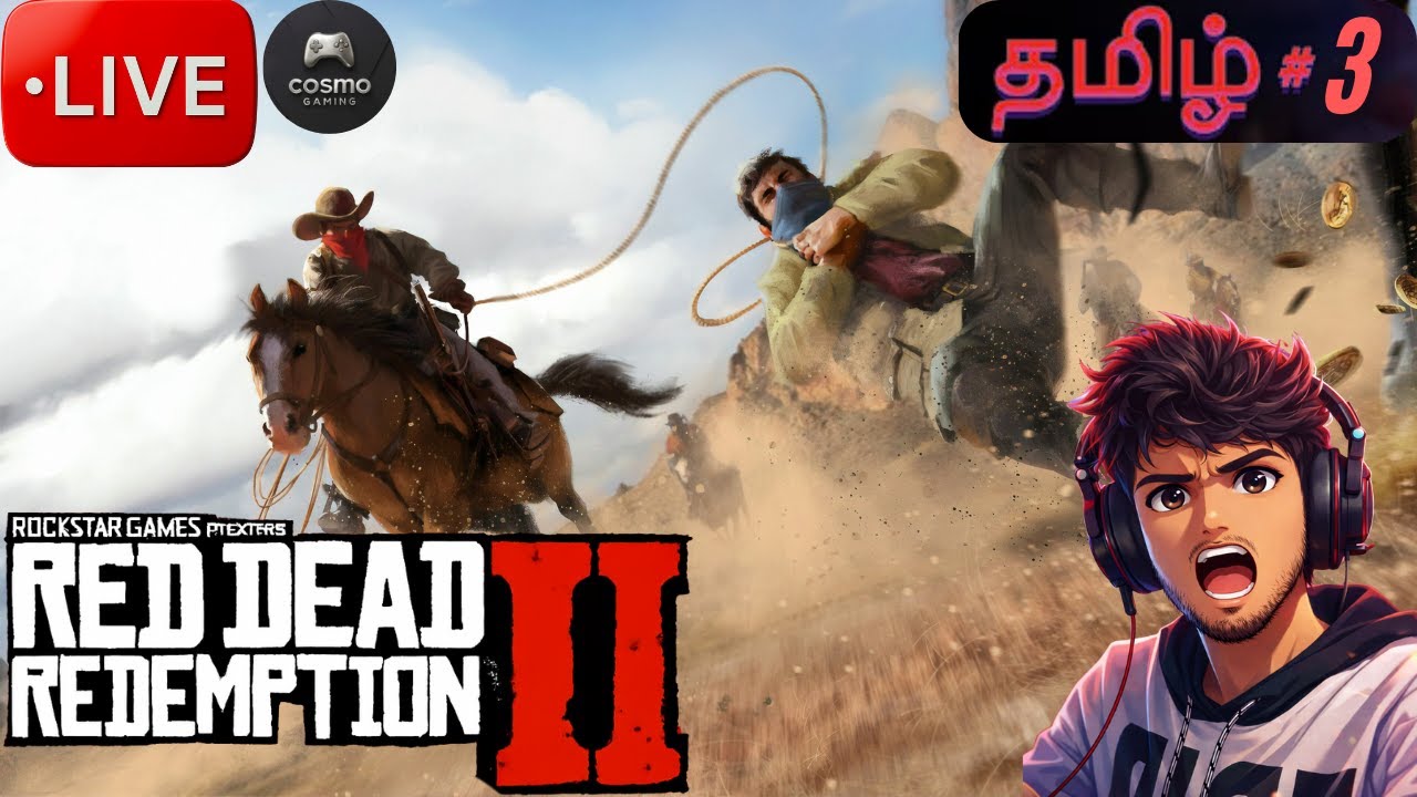 Red Dead Redemption 2 /COSMO GAMING LIVE /STORY GAME PLAYING /