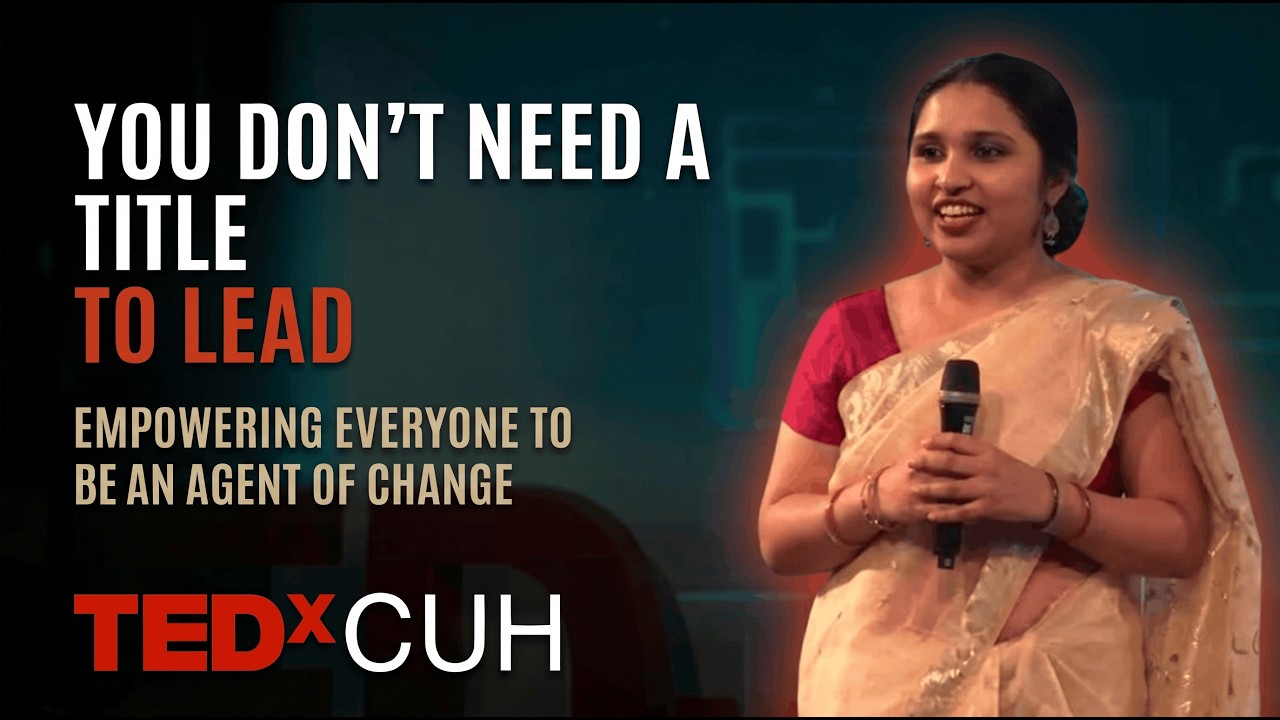 Чтобы быть лидером, не нужны регалии | Свати Кумари | TEDxCUH
