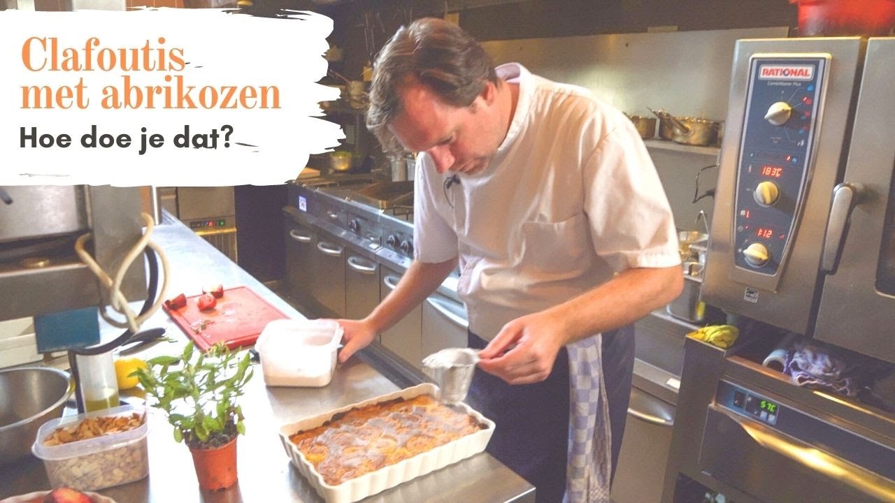 Koken met Rik de Jonge:  Clafoutis met abrikozen