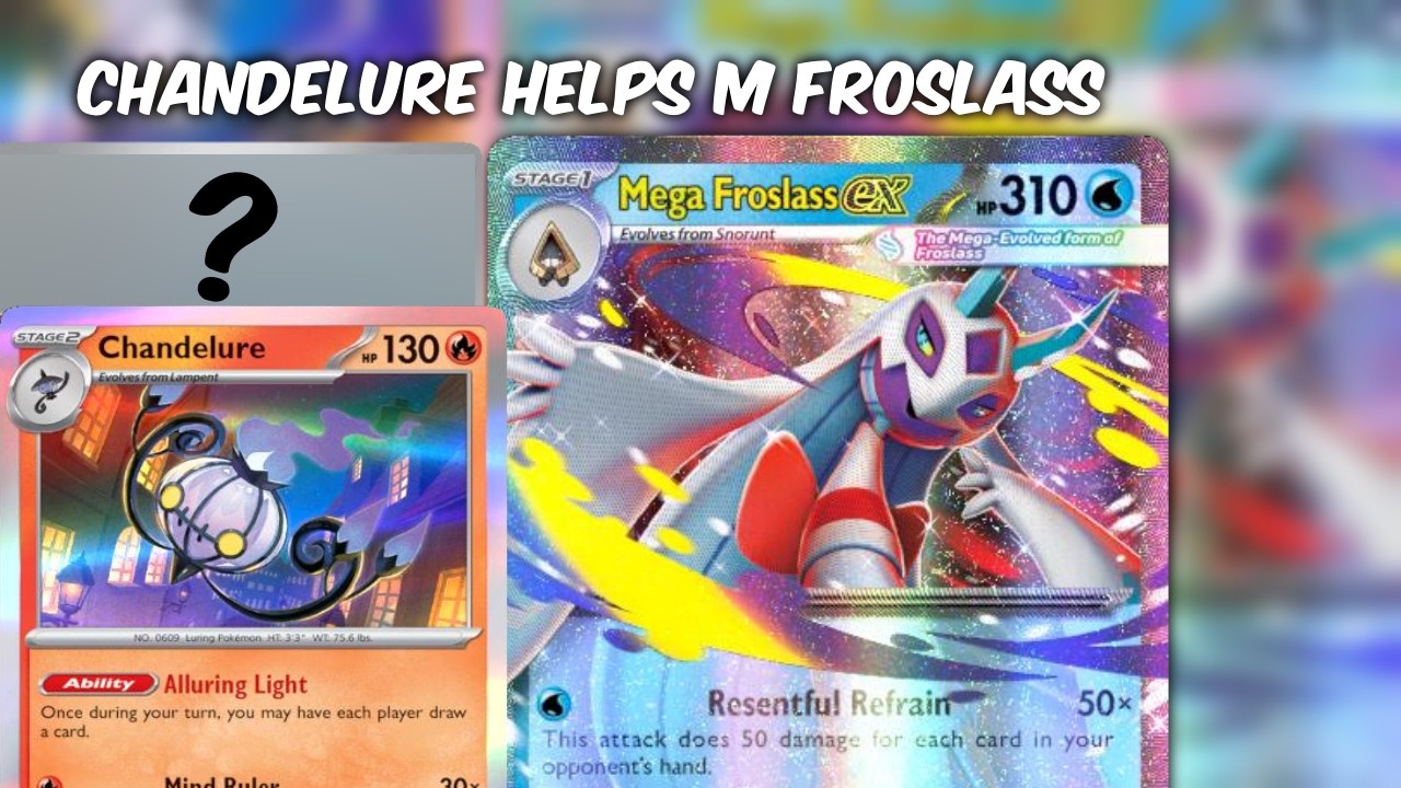 Карта Mega Froslass ex практически сломана, как и Chandelure!
