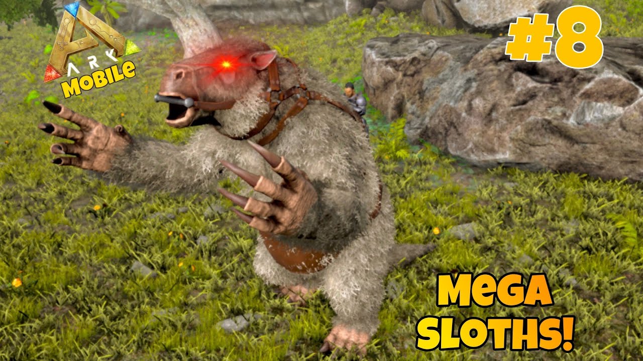 Taming The Mega Sloths! | Episode 08|Ark Mobile|Skyer Gaming