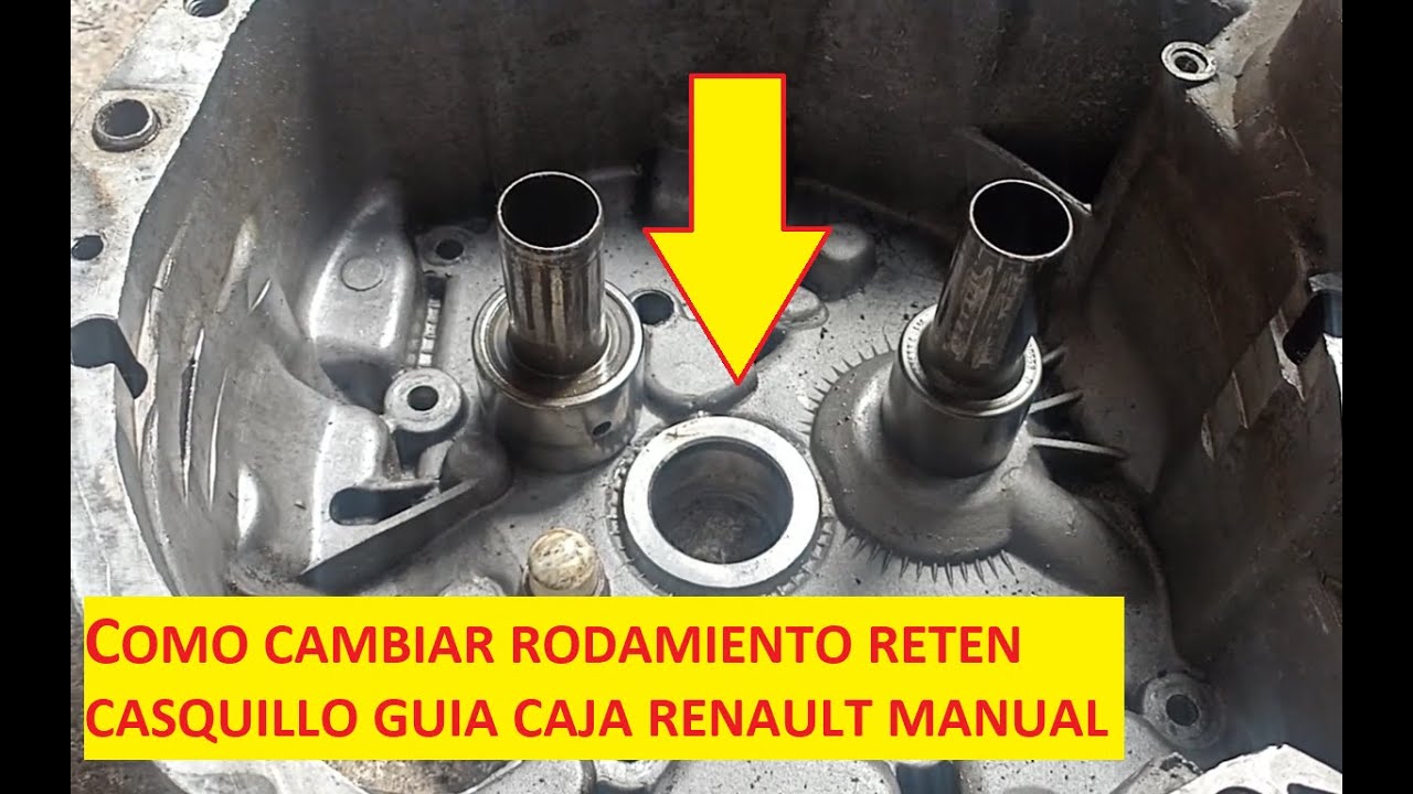 ¿Cómo cambiar Casquillo Guía Eje Entrada RENAULT? Caja manual de 5 velocidades más reversa