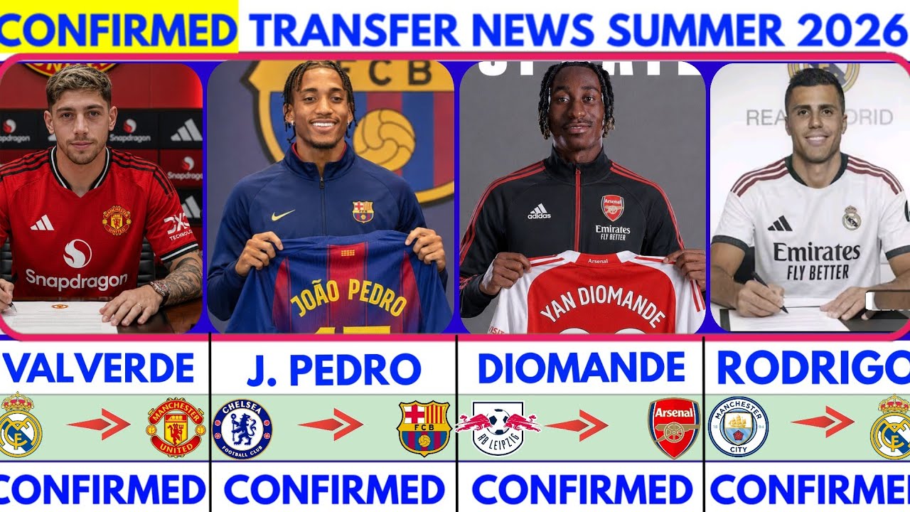 🚨LATEST CONFIRMED TRANSFER NEWS  AND RUMOURS TRANSFER NEWS  SUMMER 2026| Rodrigo to madrid😱 Diomande