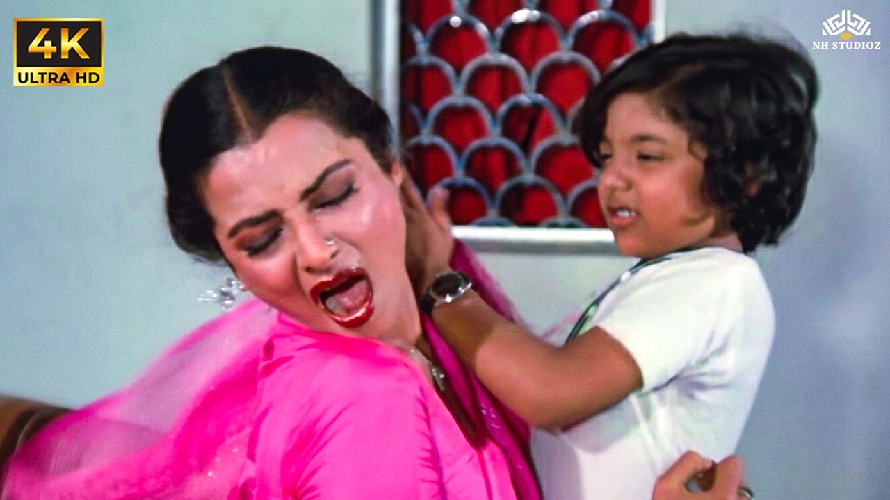 जब बच्चे ने थप्पड़ मार के इनकार किया रेखा को माँ बोलने, तू मेरी माँ नहीं हो सकती हट छोड़ मुझे - Rekha