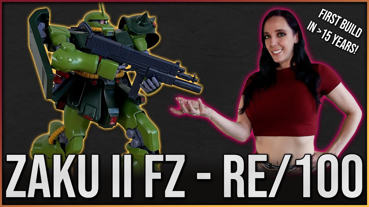 My First Gunpla Kit Build in 15 Years! | RE/100 Zaku II FZ | Bandai