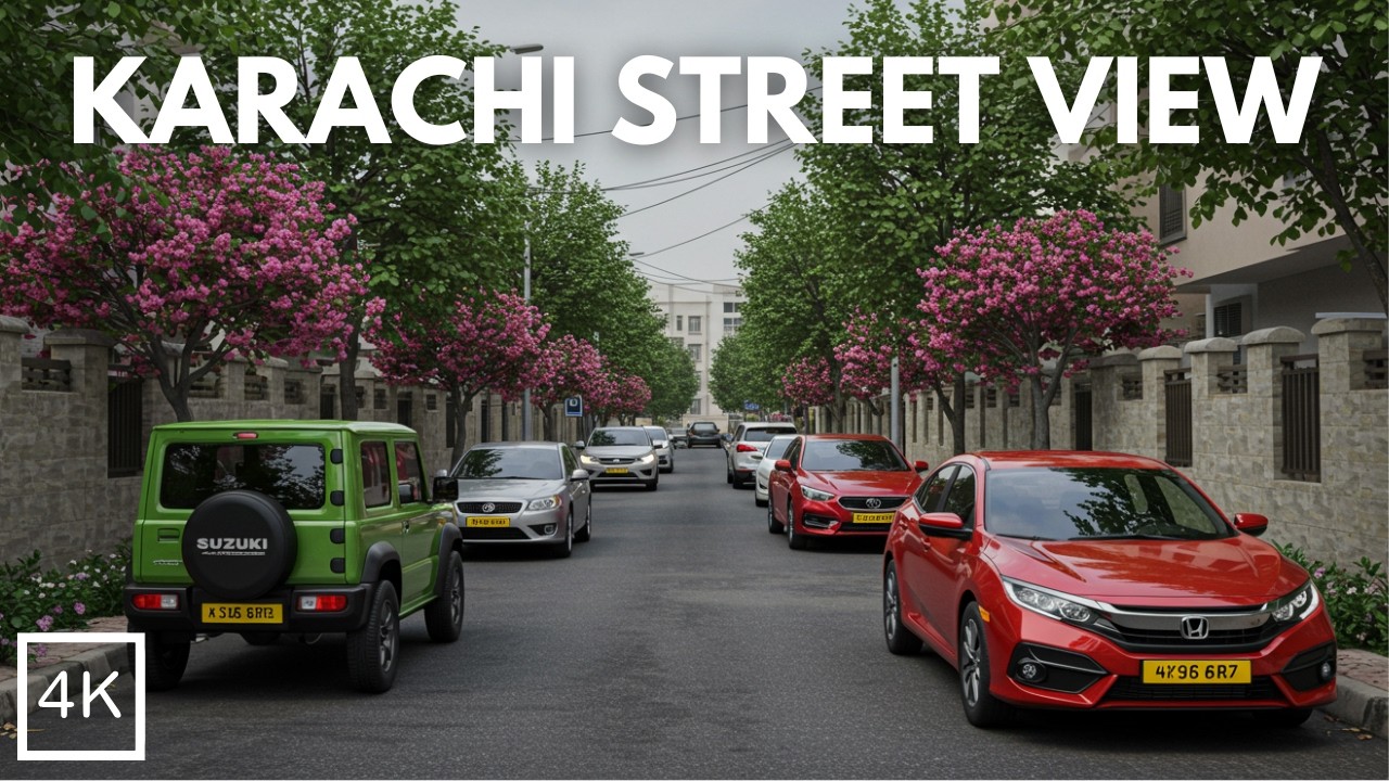 Karachi Driving Tour 4K | Amazing Street View of DHA Phase 2 Karachi