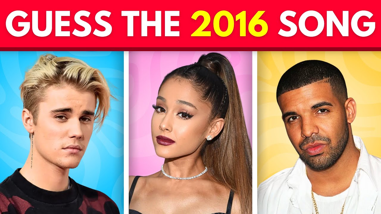 Угадай песню (издание 2016 года) 🎶 | Музыкальная викторина 2016 года