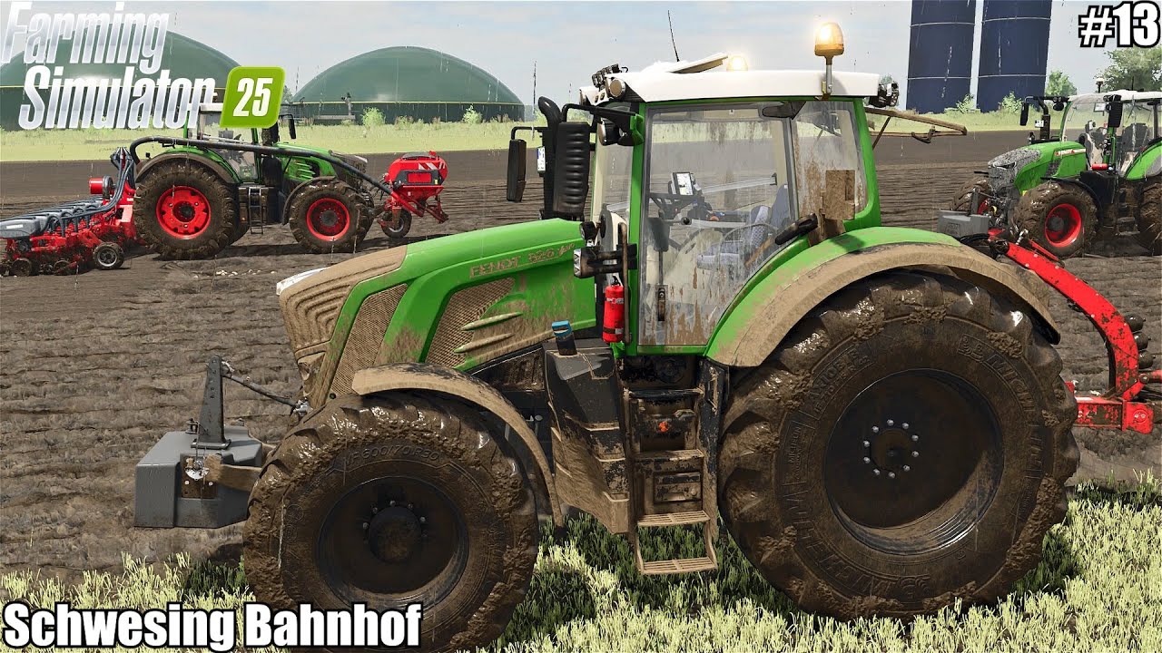 WORKING THE FIELDS AND PLANTING MAIZE ON A RAINY DAY | SCHWESING BAHNHOF | 13