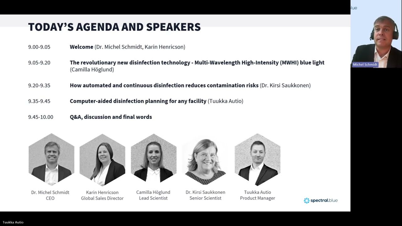 Spectral Blue MWHI® Autumn 2024 Webinar Series - Session 1, Introduction to blue light