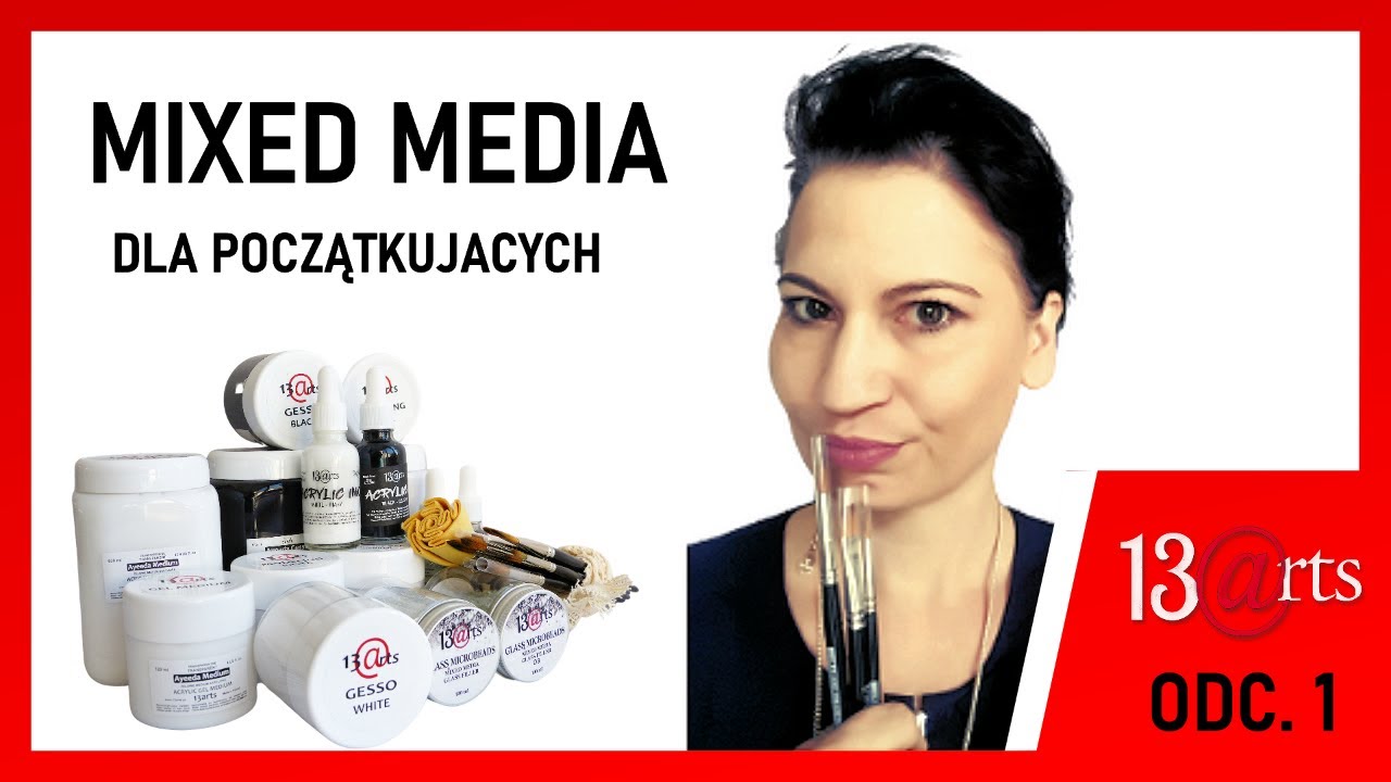 Mixed media - co to jest? Jak zacząć? Odc.1. [PL]