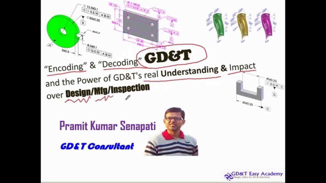 ASME Y14 5 2009 GD&T Video Tutorial Design Manufacturing Inspection Understanding PART1