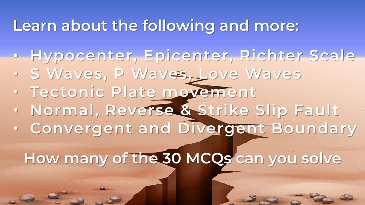 Understanding Earthquakes: Hypocentre, Epicentre, Richter Scale & More | Competitive Exam Prep