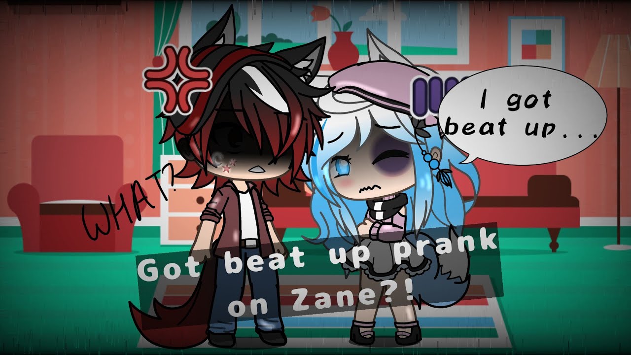 Got beat up prank on Zane?! // Prank wars // Stellar Gacha Life // UwU