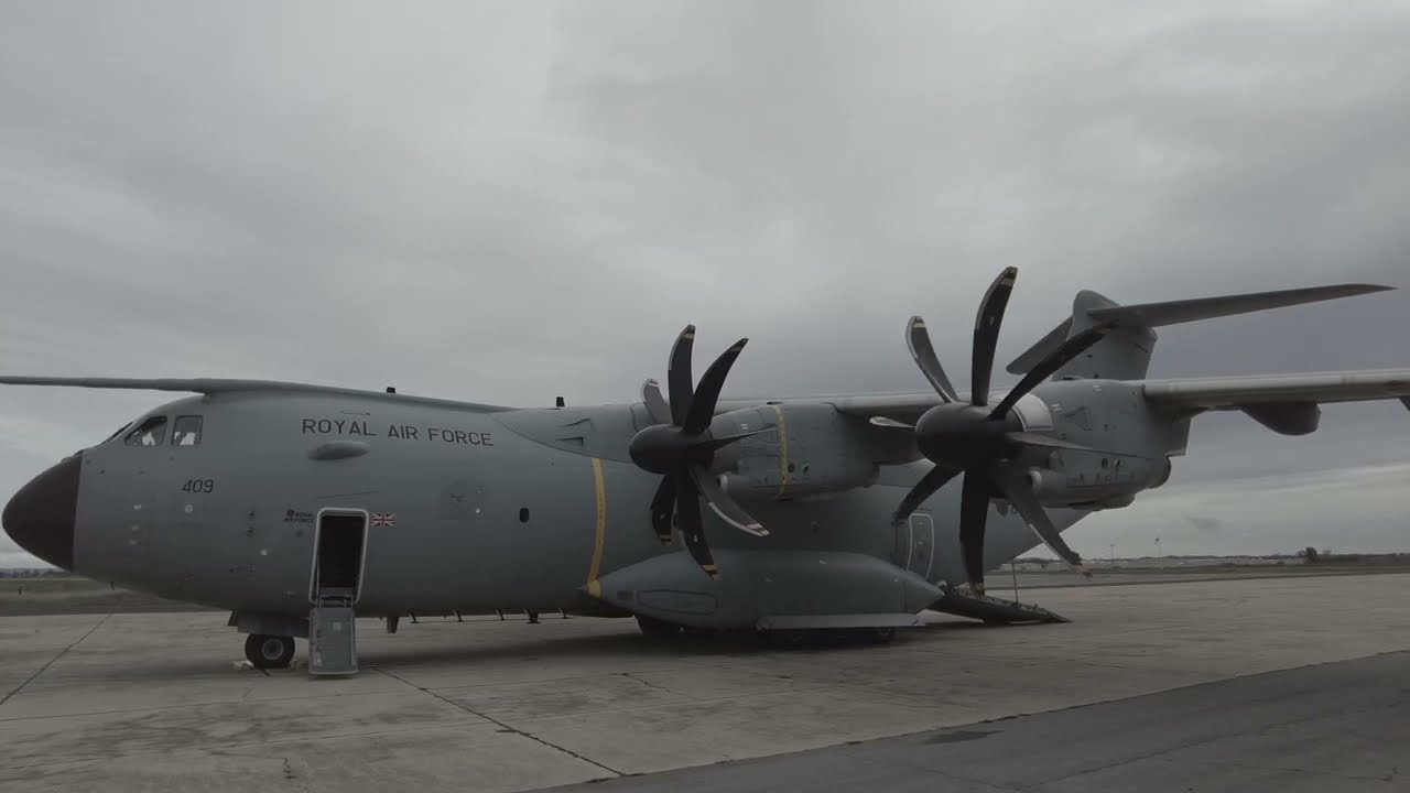 Plane Spotting: A400M Start up!