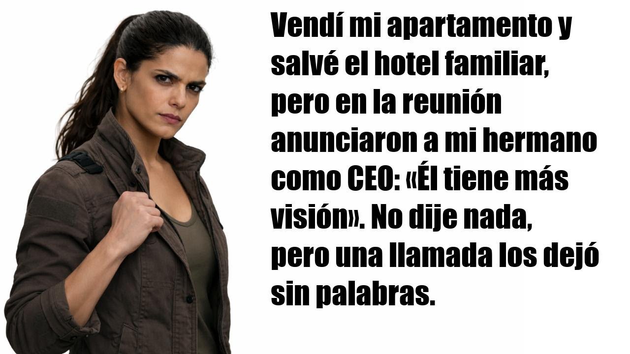 Mi hermano arruinó el hotel que salvé. Mi venganza fue perfecta.