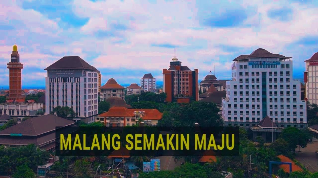Drone Kota Malang Jawa Timur 2021, Melihat kota Malang dari Udara