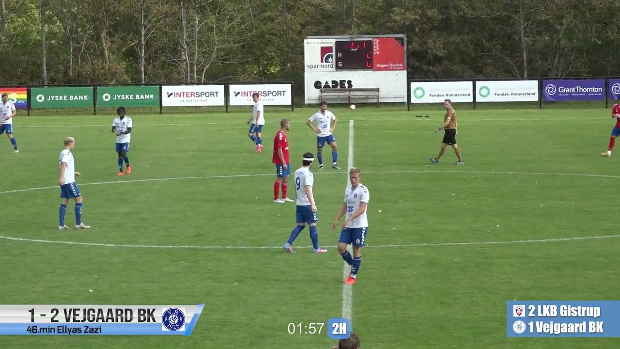 LKB Gistrup - Vejgaard BK - udsendelse Kanal Nord 16/9-2023