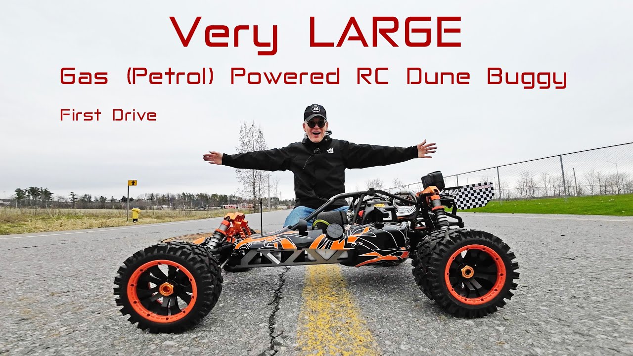 First Drive of the King Motor RC Gas (Petrol) Dune Buggy