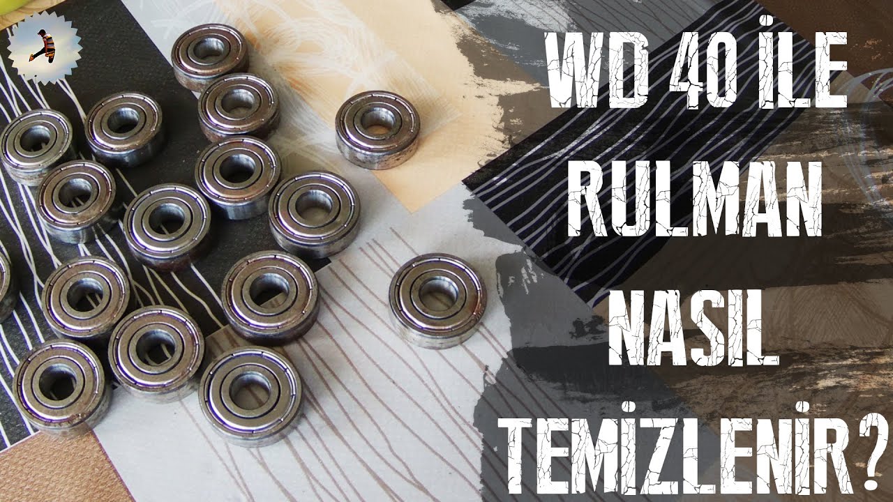 WD-40 ile Paten Rulmanı Nasıl Temizlenir? Kapağı Açılmayan Paslı Rulmanı Temizlemek - Paten Dersleri