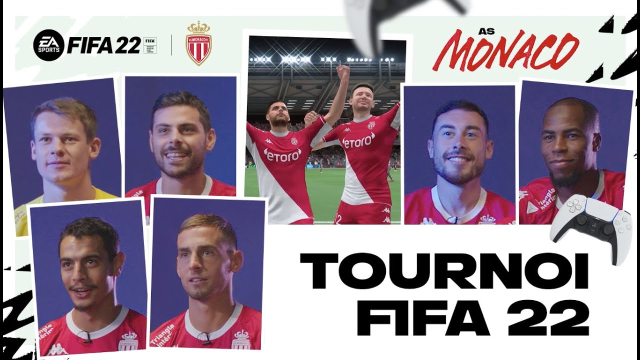 TOURNOI FIFA 22 ENTRE NOS JOUEURS DE FOOT ET NOS JOUEURS ESPORTS - AS MONACO