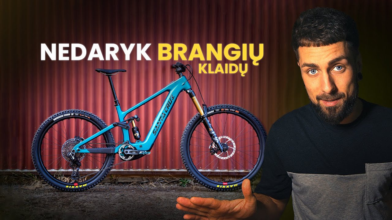 Prie&scaron; PIRKDAMAS eMTB/MTB pažiūrėk SUTAUPYSI PINIGŲ.