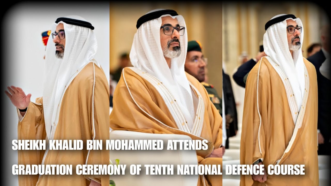 Abu Dhabi Crown Prince Sheikh Khalid bin Mohammed At Graduation Ceremony Of National Defence Course