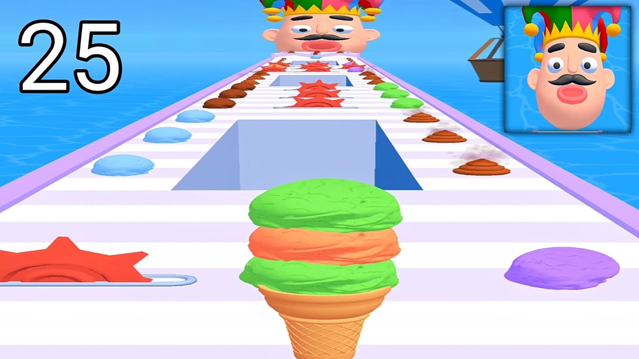 Stacky Ice Cream Runner! Satisfying and Relaxing Gameplay Part 25