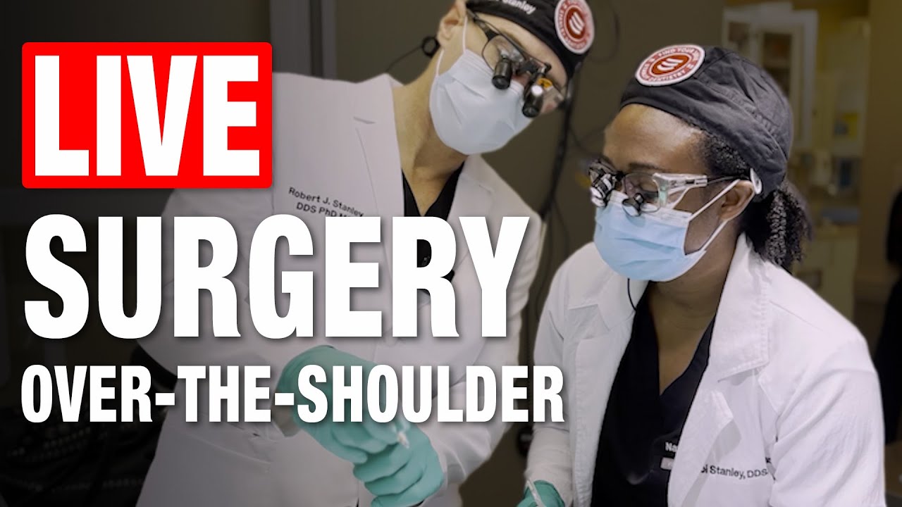 Experience over-the-shoulder LIVE SURGERY (and you can do this for free???)