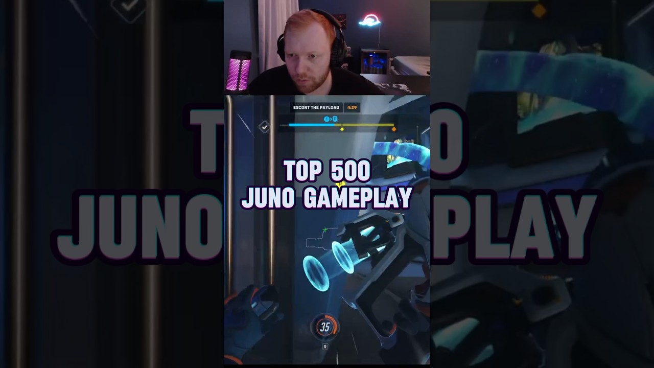 Top 500 Juno Gameplay 🤯 | Overwatch 2