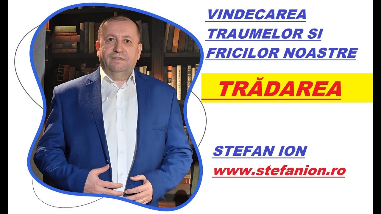 RANA DE TRADARE SI MASCA DOMINATORULUI: STEFAN ION, PSIHOLOG, TERAPEUT, SCRIITOR, OM