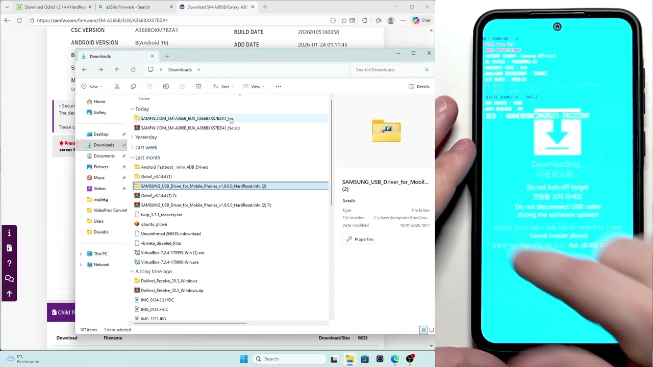 SAMSUNG Galaxy A36 - How to Flash Stock ROM