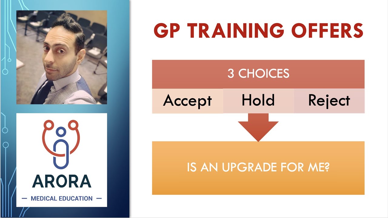 GP Training Offers Explained - Accept, Hold, Upgrade