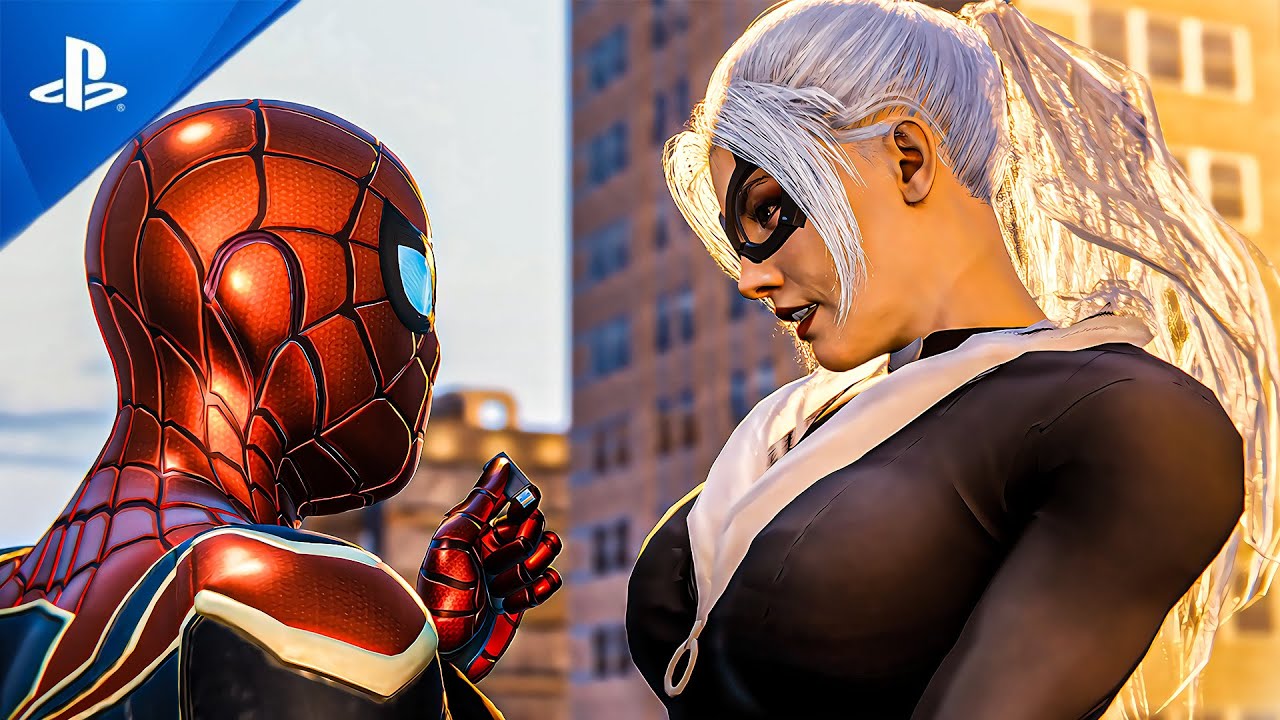 Black Cat Saved Spider Man Life Just In The Nick of Time 4K ULTRA HD