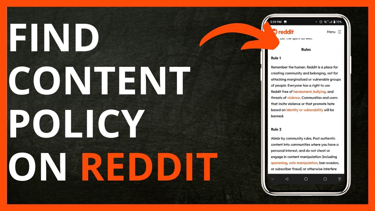 How to Find Content Policy on Reddit in 2024