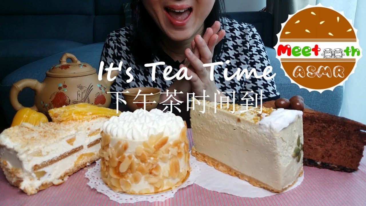Cakes | Avocado & Jack fruit Cheesecakes | Durian & Dark Chocolate Mousse Cakes Mukbang/Eating Show