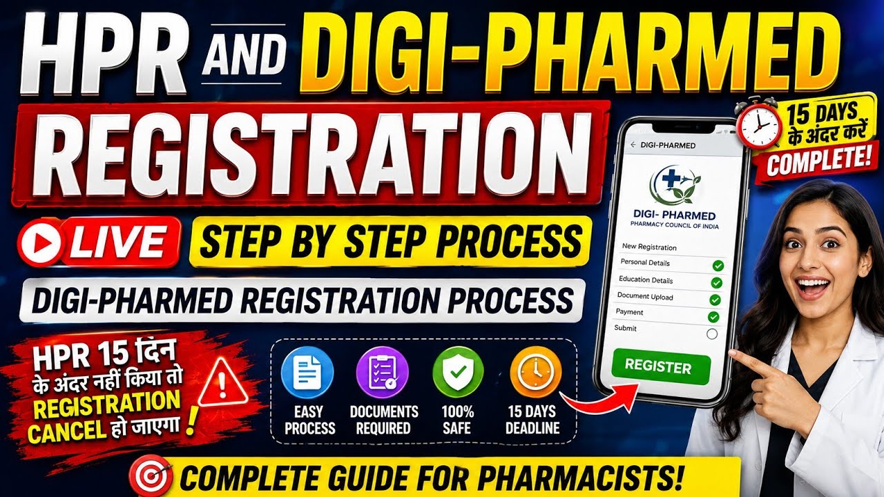 How to Register for HPR | DIGI PHARMED Registration Step-by-Step Process | How to Create an HPR ID?