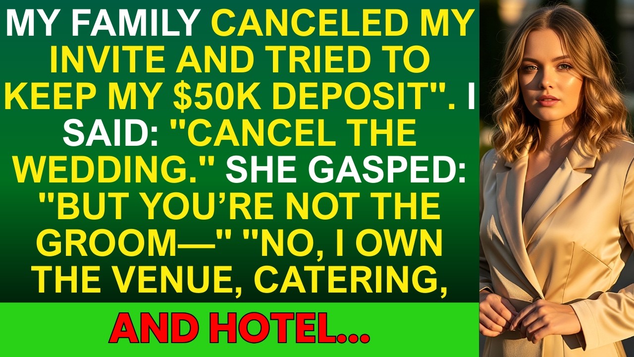 My Brother’s Wedding Planner Told Me I Was ‘Uninvited’ — But They Kept My $50,000 Deposit