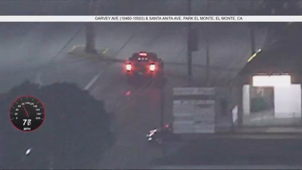 Watch Live: Police pursue driver in LA County