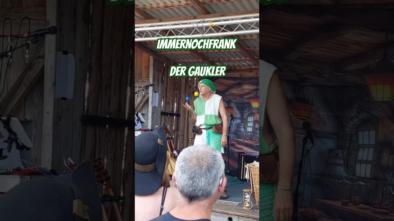 Auf dem H&ouml;rnerfest - Immernochfrank - der Gaukler #festival #hoernerfest #gaukler