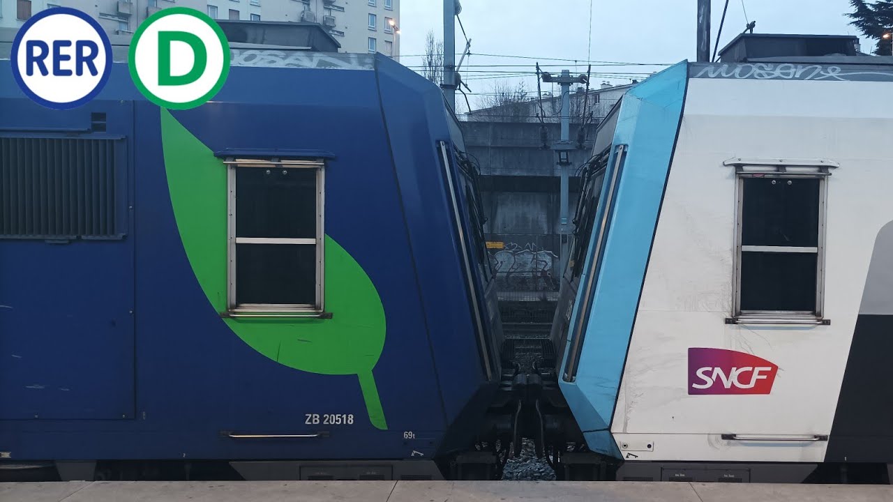 [RER D] Compilation longue#2:Des Z20500 Transilien et IDF-Mobilités a Garges Sarcelles et Paris