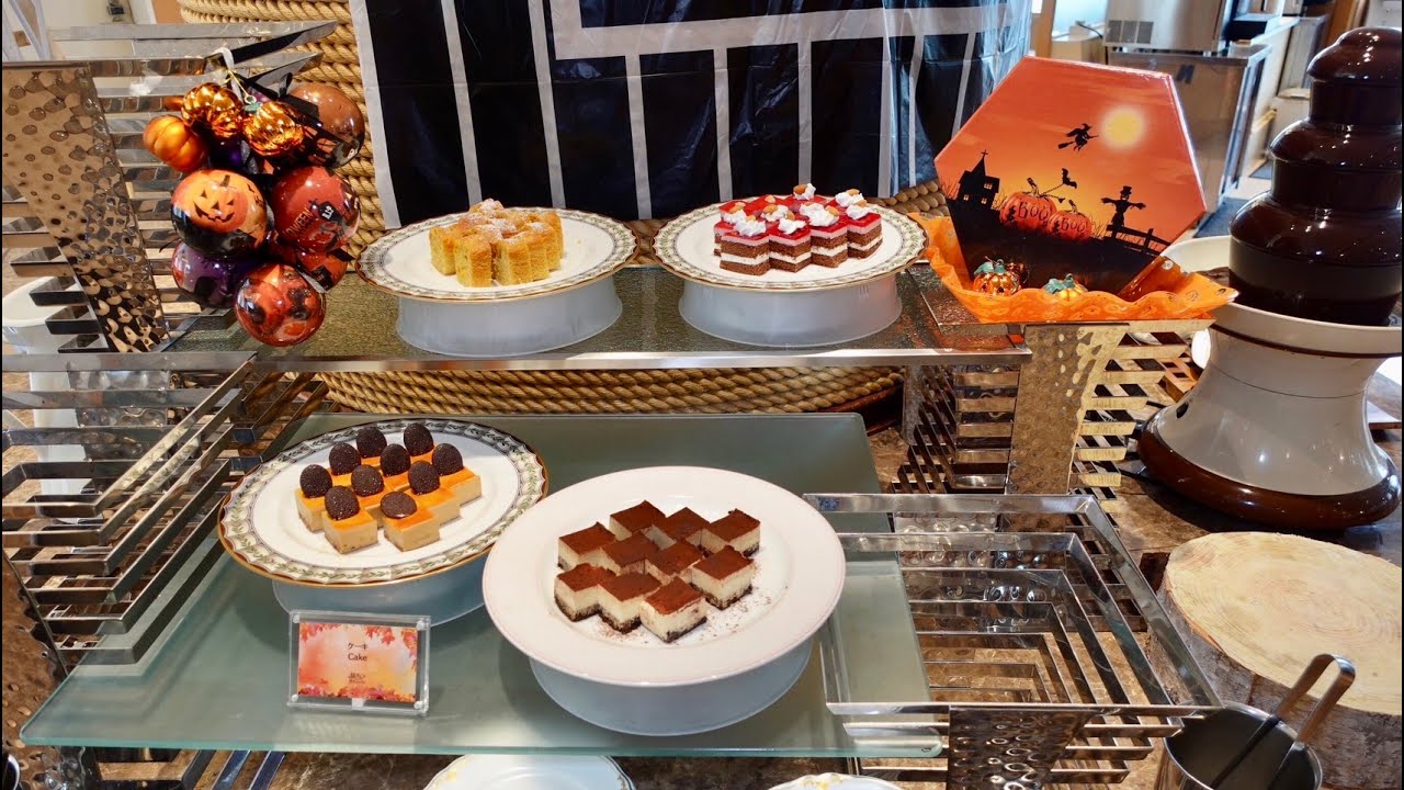 Reasonable hotel lunch buffet with no time limit! at Kansai Airport Washington Hotel, Osaka, Japan
