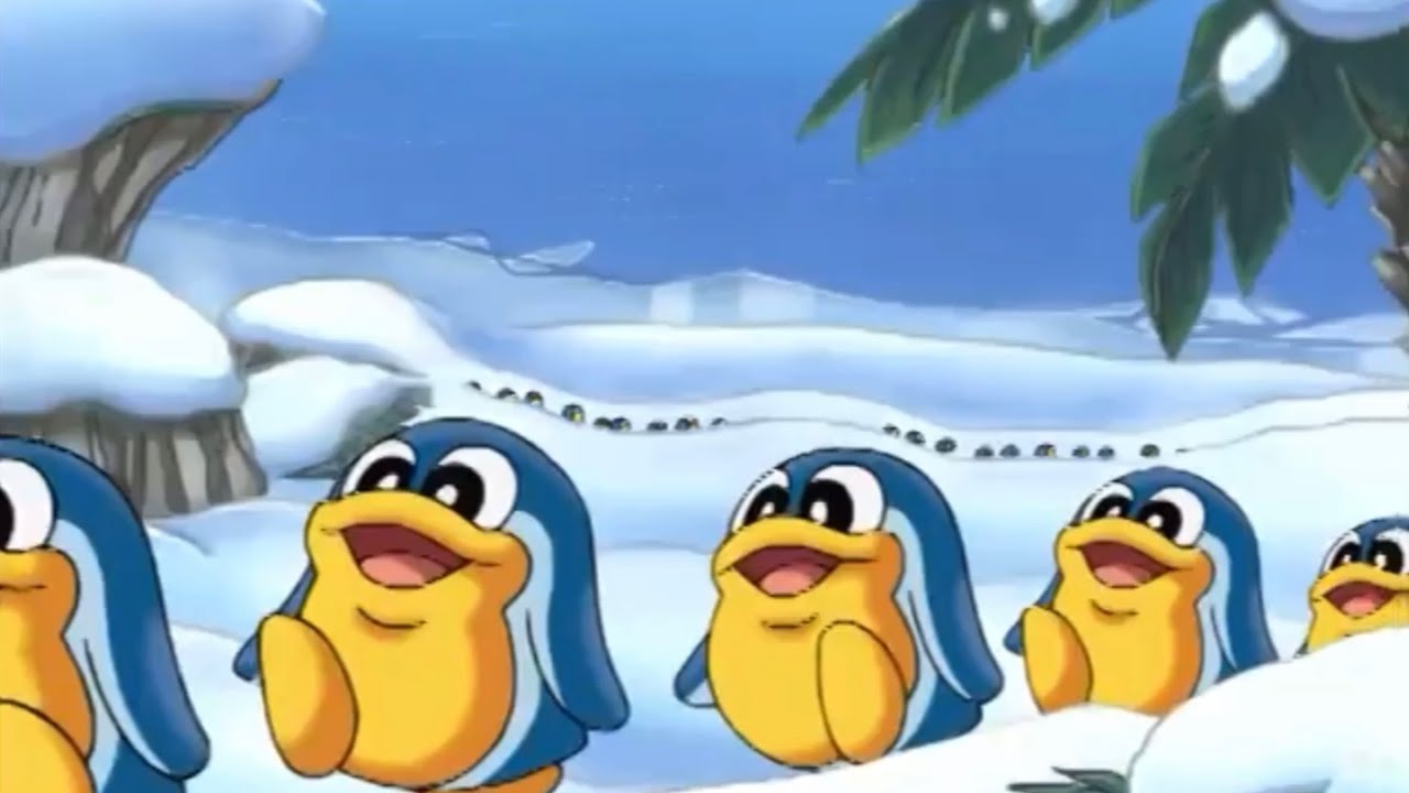 Kirby Right Back at Ya! Penguins visit Dreamland (Happy World Penguin Day Everyone!) HD 16:9 Ratio