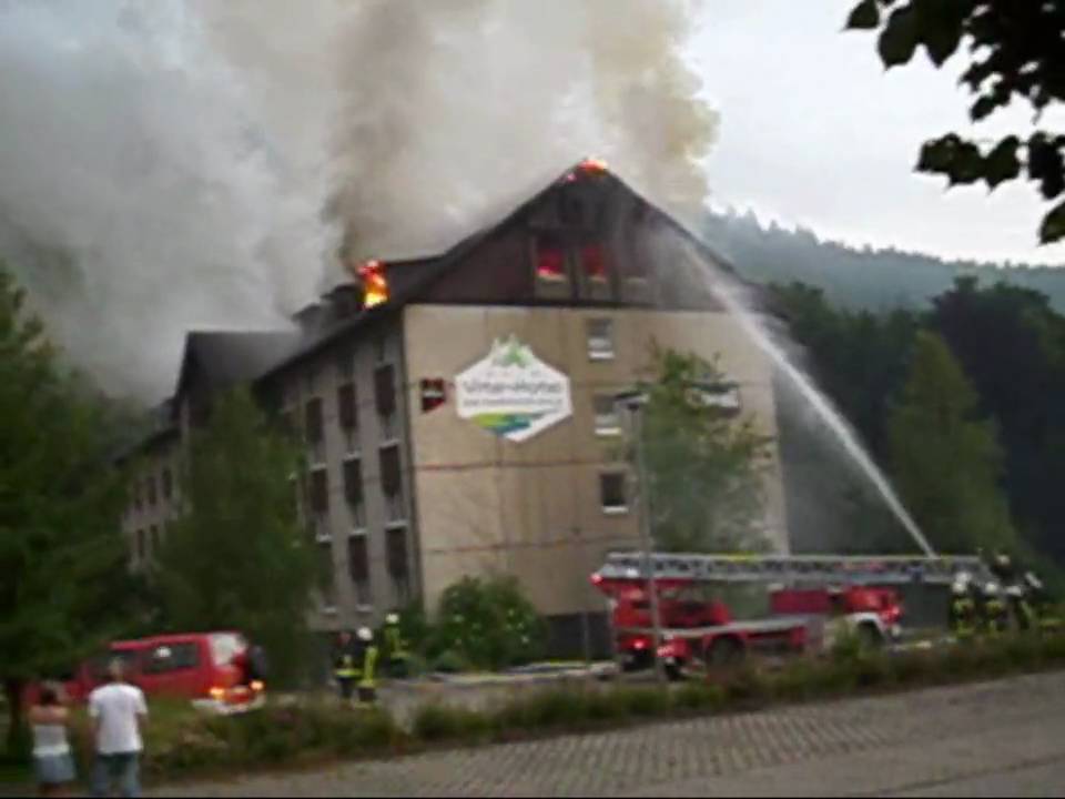 Hotelbrand in Sitzendorf.wmv