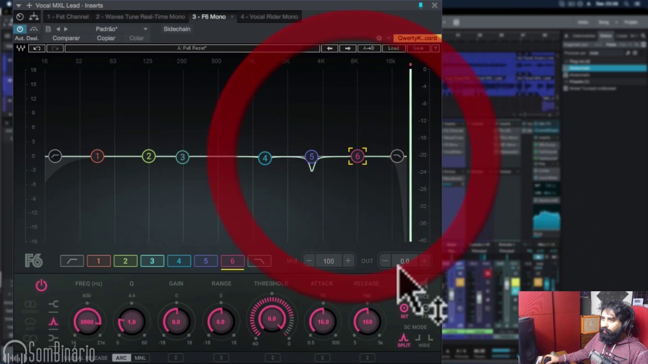 🔵 Mixagem com Equalizador Dinâmico Waves F6