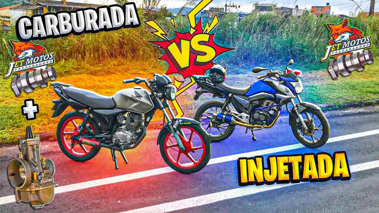 CG 150 CARBURADA VS TITAN 160 😈