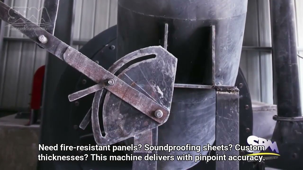 Gypsum roller mill for precision drywall manufacturing