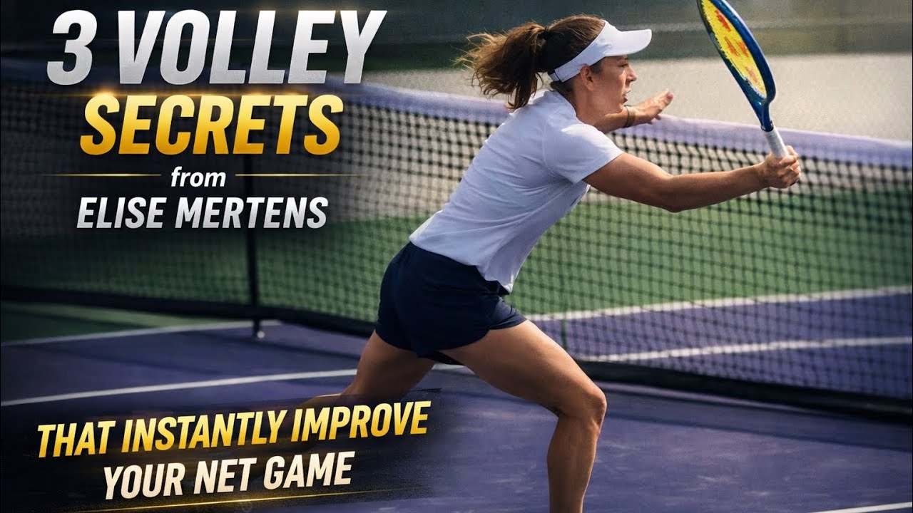 3 секрета игры у сетки от Элизе Мертенс, которые мгновенно улучшат вашу игру у сетки.