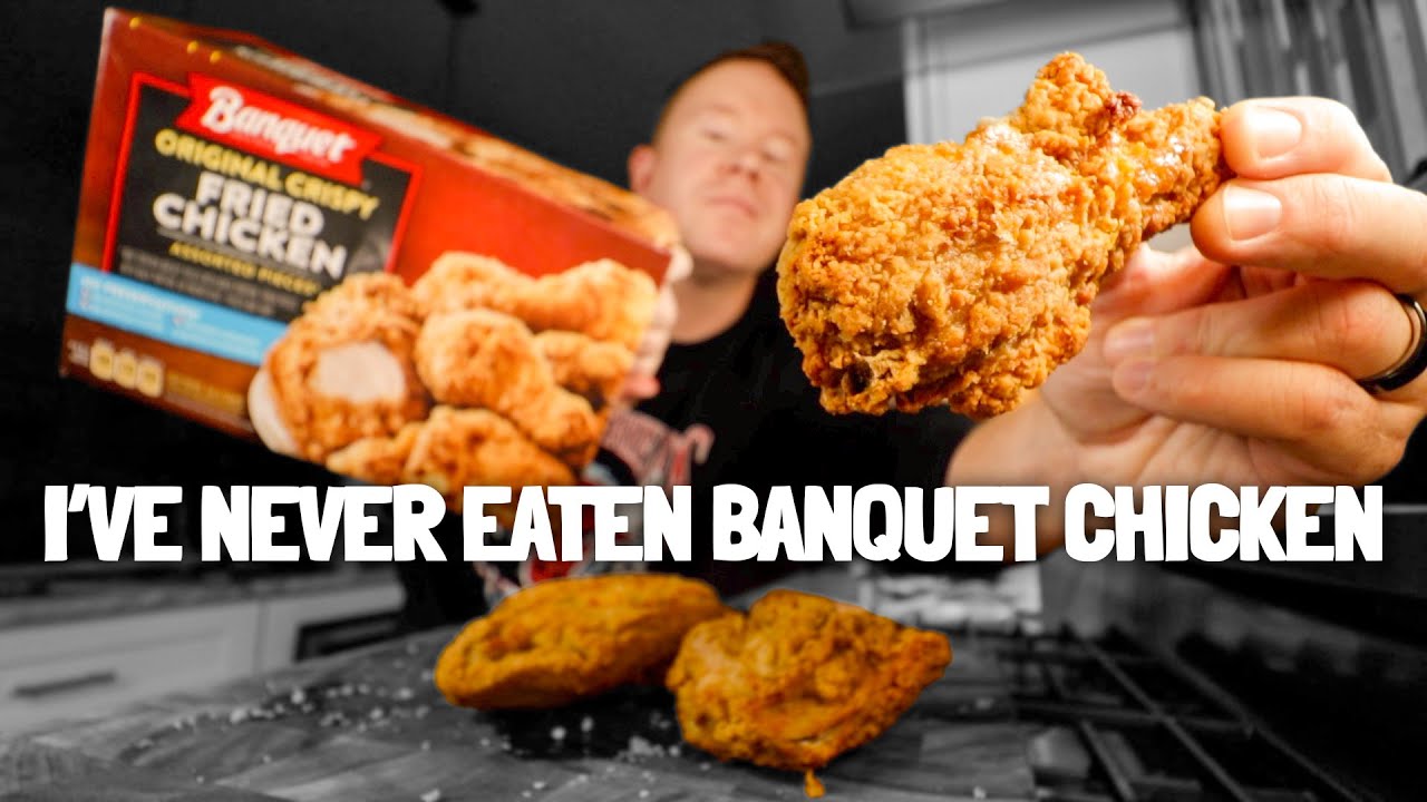 I ate Banquet's Frozen Fried Chicken for the first time today. 🍗