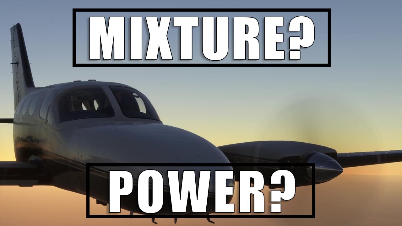 Как настроить смесь и мощность в Cessna 414! MSFS2020