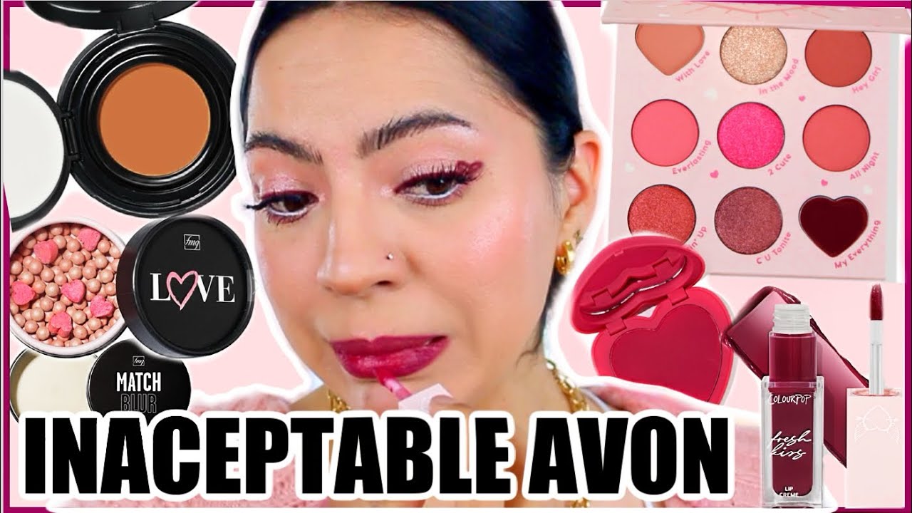 Пробую макияж ко Дню святого Валентина от AVON, румяна COLOUR POP HEART BLUSH 2022 ♥BeautybyNena